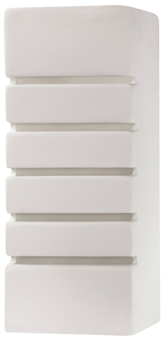 Applique en céramique SAMIR blanc + 1x ampoule LED E27 3000K Warm 7.5W 620lm