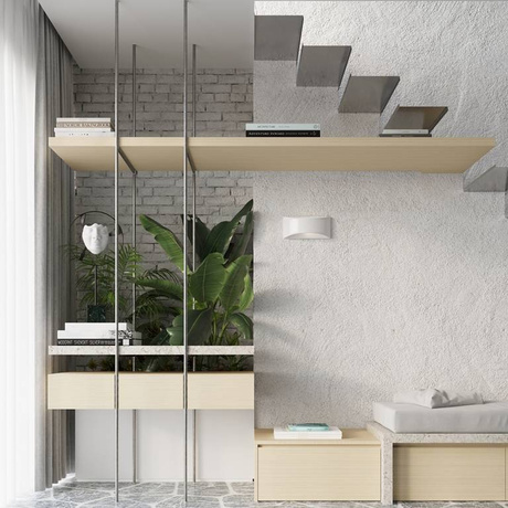 Applique en céramique VIXEN blanc + 1x ampoule LED G9 3000K Warm 4.5W 510lm