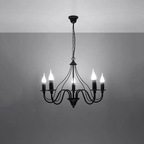 Lustre MINERWA 5 noir