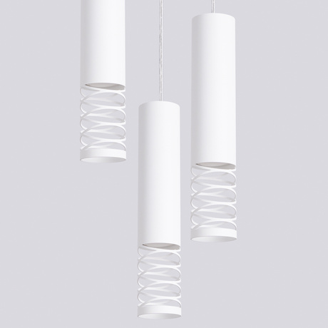 Lampe suspendue LAMI 3P blanc