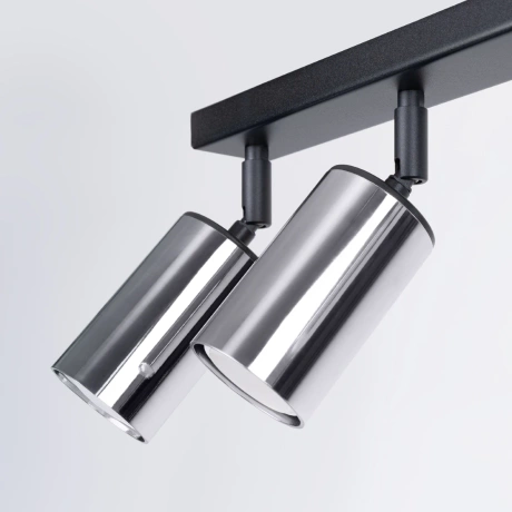 Plafonnier WINX 6L noir/chrome