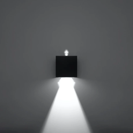 Applique LUCA noir LED IP54