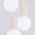 Lampe suspendue HALO 3P beige