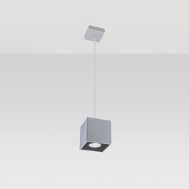 Lampe suspendue QUAD 1 gris