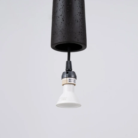 Lampe suspendue ELECTRA béton noir