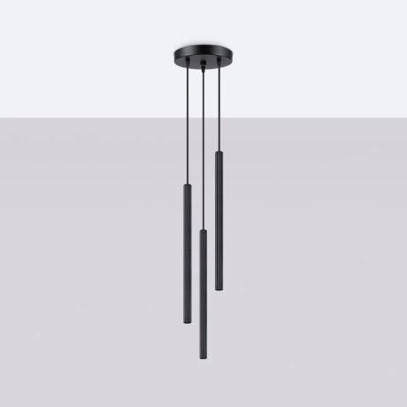Lampe suspendue ARCHE 3P noir