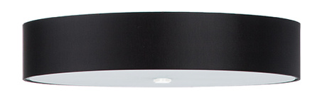 Plafond SKALA 70 noir + 6x ampoule LED E27 4000K Froid 7.5W 650lm