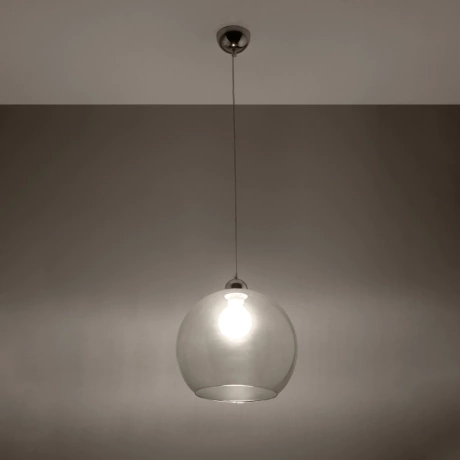 Lampe pendante BALL transparente