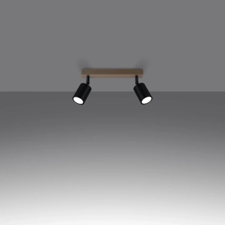 Plafonnier VERDO 2 noir