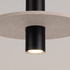 Lampe suspendue PELTA 1 noir/beige