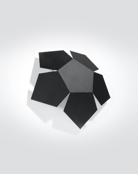 Applique PENTA noir + 2x ampoule LED G9 4000K Cold 4.5W 530lm