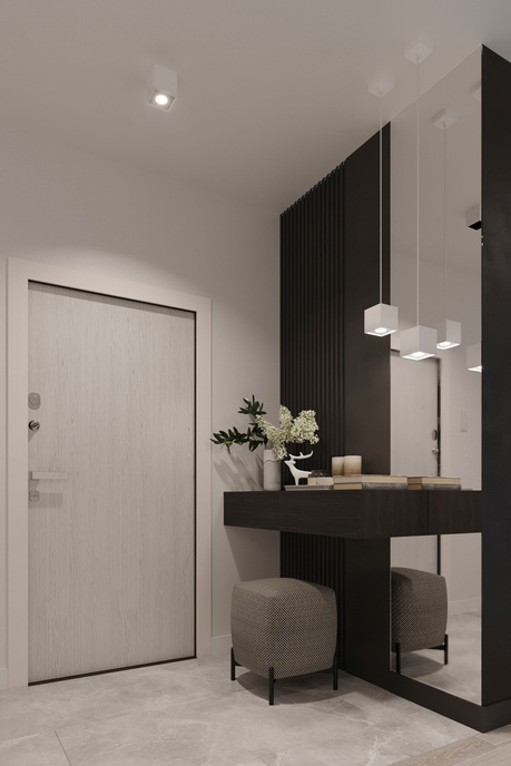 Lampe suspendue QUAD 1 blanche + 1x ampoule LED GU-10 3000K Warm 7W 620lm