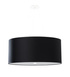 Lustre OTTO 60 noir + 5x ampoule LED E27 3000K Warm 7.5W 620lm