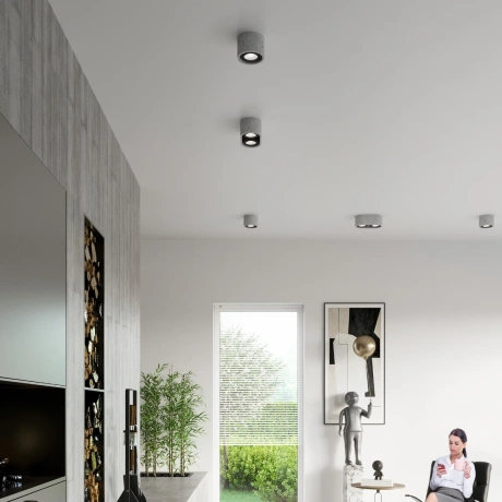 Plafonnier BASIC 1 béton