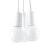 Lampe suspendue DIEGO 3 blanc