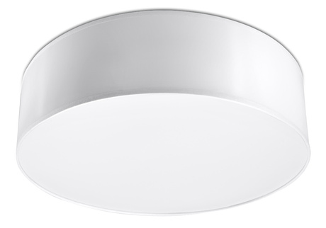 Plafond ARENA 35 BLANC + 2x ampoule LED E27 4000K Froid 7.5W 650lm