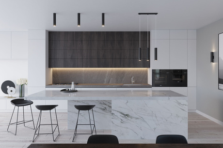 Applique LAGOS 2 noire + 2x ampoule LED GU-10 4000K froide 7W 630lm