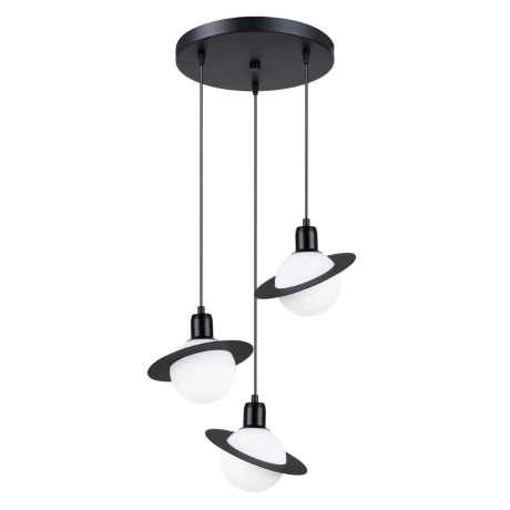 Lampe suspendue HYPERION 3P noir