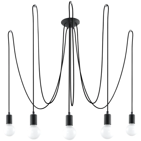 Lustre EDISON 5 noir