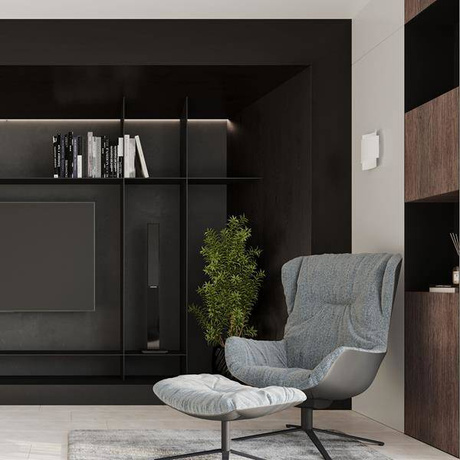 Applique HESTIA blanche + 1x ampoule LED G9 4000K froide 4.5W 530lm