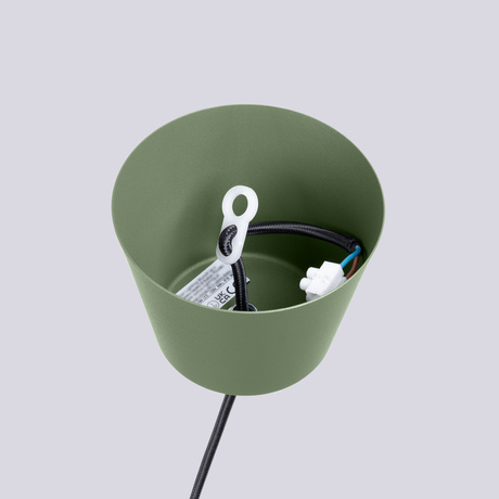 Lampe suspendue BILO vert olive