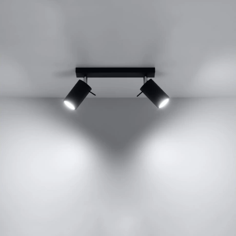 Plafonnier RING 2 noir