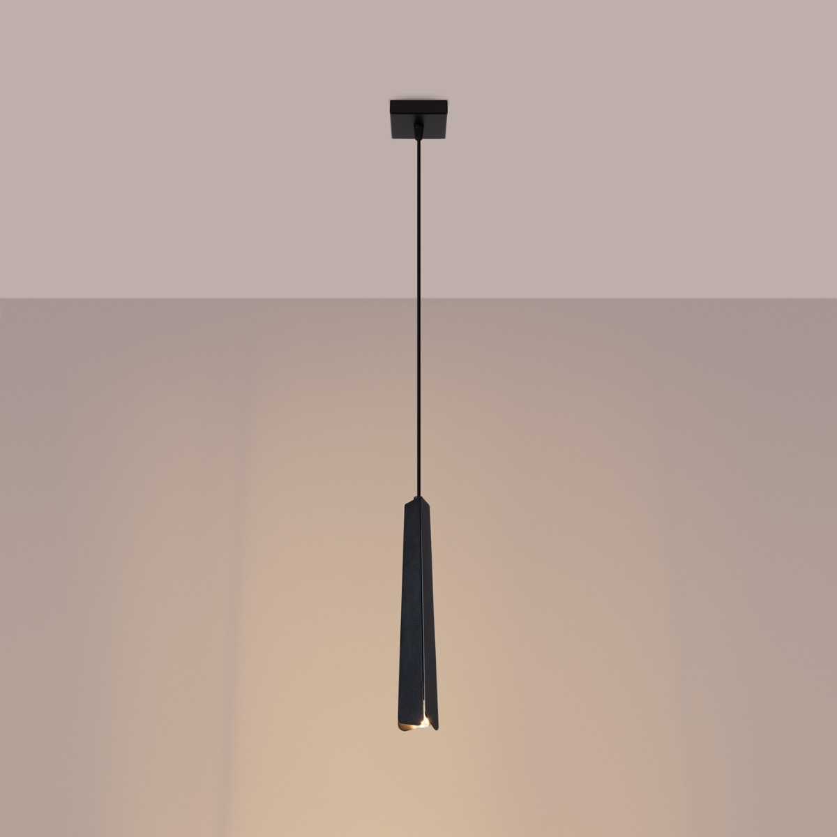 Lampe suspendue PRYSM 1 noir