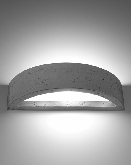 Applique ATENA béton + 1x ampoule LED E27 3000K Warm 7.5W 620lm