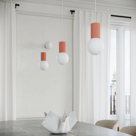 Lampe pendante HALO 1 peach
