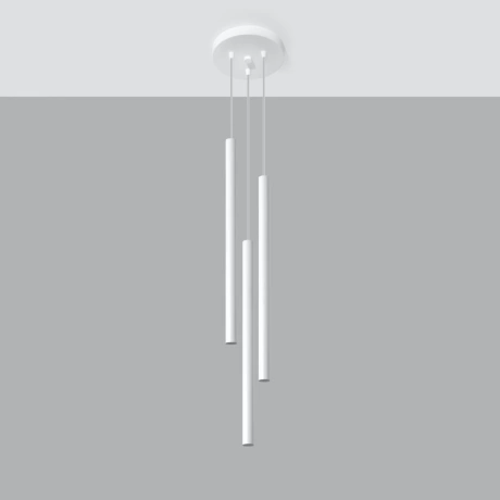 Lampe pendante PASTELO 3P blanc
