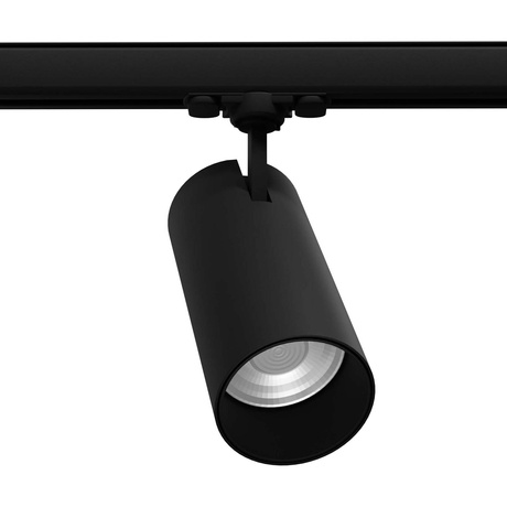 Plafonnier 10 points, système à 3 rails, REO/LUCIE noir LED 272W 4000K