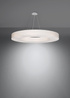 Lustre SATURNO SLIM 90 blanc + 8x ampoule LED E27 4000K Froid 7.5W 650lm