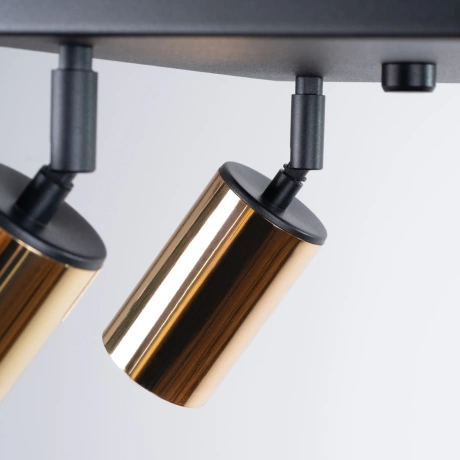 Plafonnier WINX 4 noir/doré