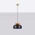 Lampe suspendue MARION noir