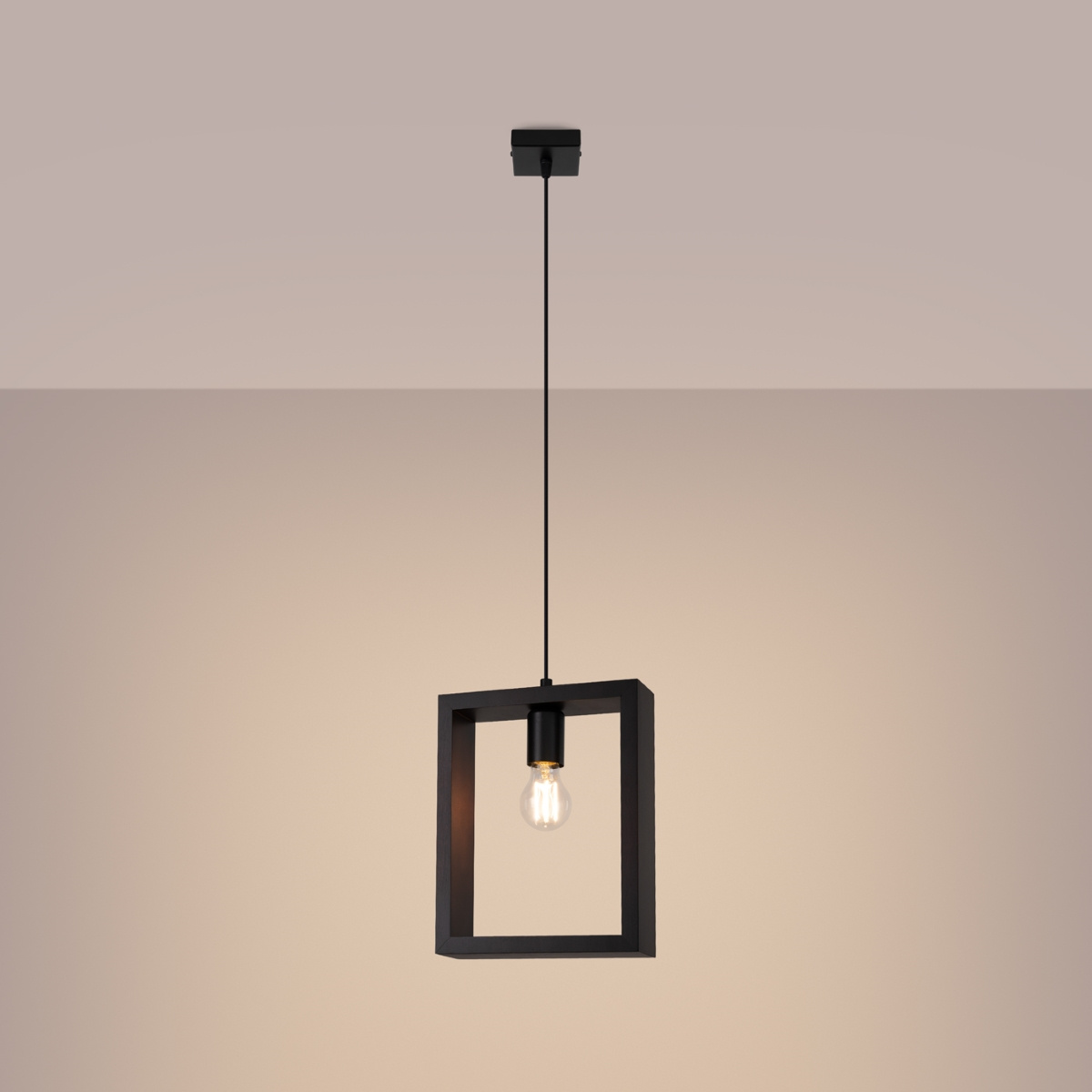 Lampe suspendue ARIES wengé