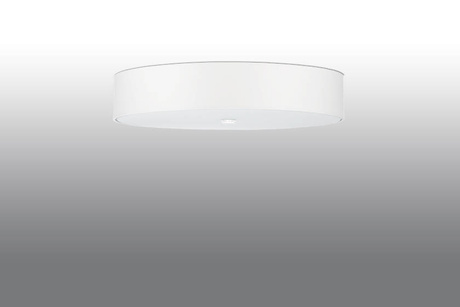 Plafond SKALA 70 blanc + 6x ampoule LED E27 3000K Warm 7.5W 620lm