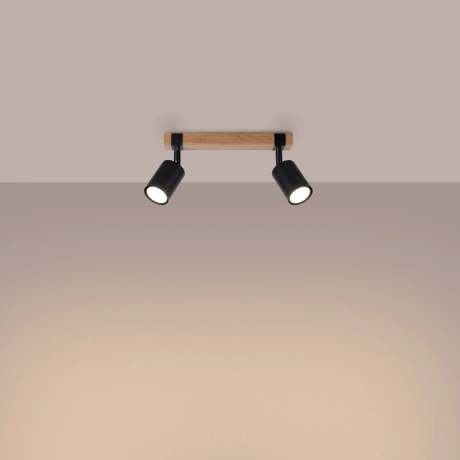 Plafonnier FAGER 2 noir