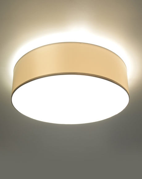 Plafond ARENA 35 BLANC + 2x ampoule LED E27 4000K Froid 7.5W 650lm