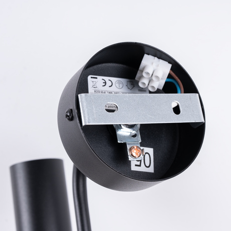 Applique VECTOR noir + 1X ampoule LED E27 3000K 7W 760lm