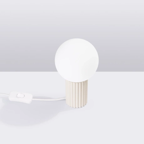 Lampe à poser HALO beige