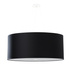 Lustre OTTO 70 noir + 6x ampoule LED E27 3000K Warm 7.5W 620lm