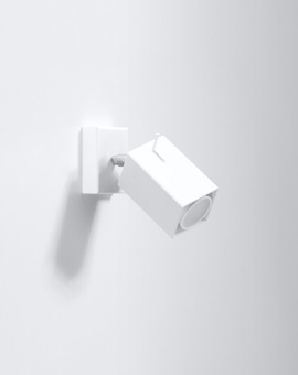 Applique MERIDA 1 blanche + 1x ampoule LED GU-10 3000K Warm 7W 620lm