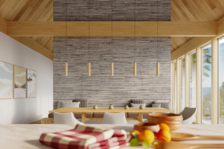 LINO 2 Lampe suspendue en bois naturel + 2x ampoule LED 7W GU-10 3000K Warm 620lm