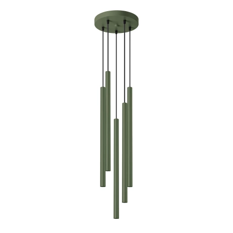 Lampe pendante PASTELO 5P vert olive