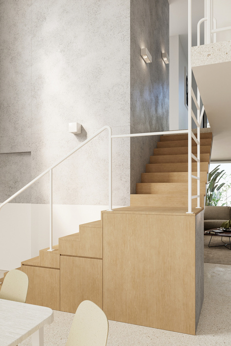 NESTA applique en céramique blanche + 1x ampoule LED E27 4000K froide 7.5W 650lm