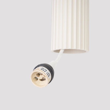 Lampe suspendue KARBON 1 beige
