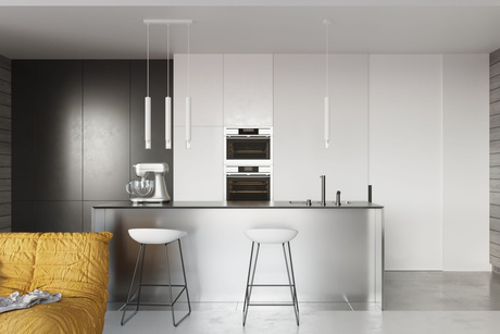 WEZYR 3 lampes suspendues blanches + 3x ampoules LED G9 3000K Warm 4,5W 510lm