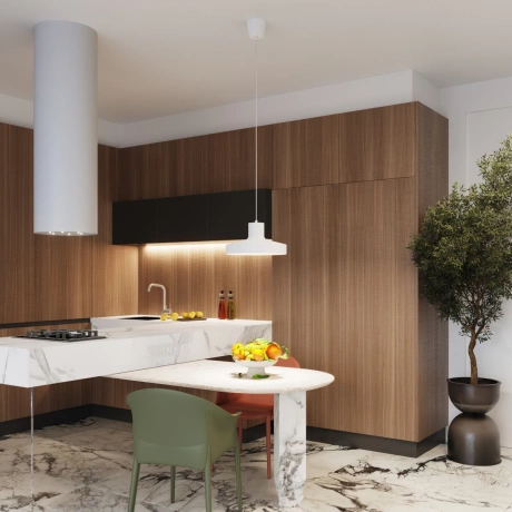 Lampe suspendue BILO biała