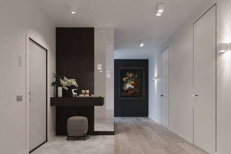 Applique QUAD 1 blanche + 1x ampoule LED G9 4000K froide 4,5W 460lm